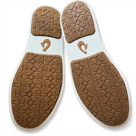 OluKai Pehuea Li Sneakers W9 Teal Blue Lace Up Low Top Comfort Casual - Picture 6 of 9